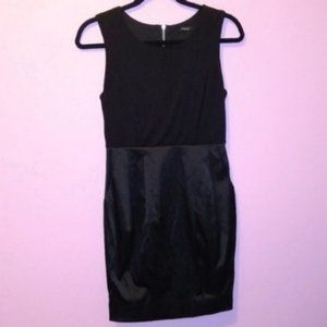 Rhapsody Pocketed Black Mini Bubble Skirt Dress Sm